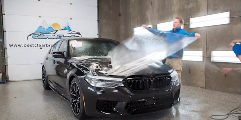 Time Lapse Clear Bra Install BMW M5 