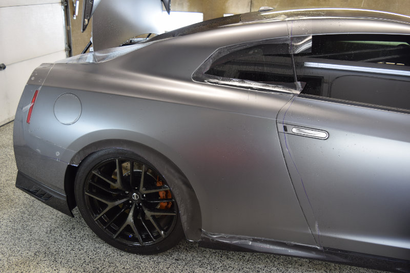 Nissan GT-R full car SunTek matte clear bra