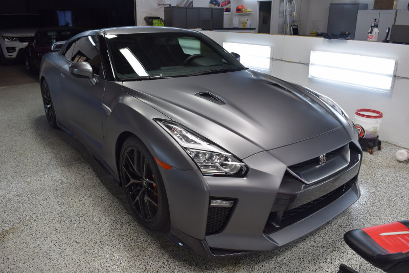 Nissan GT-R full car SunTek matte clear bra