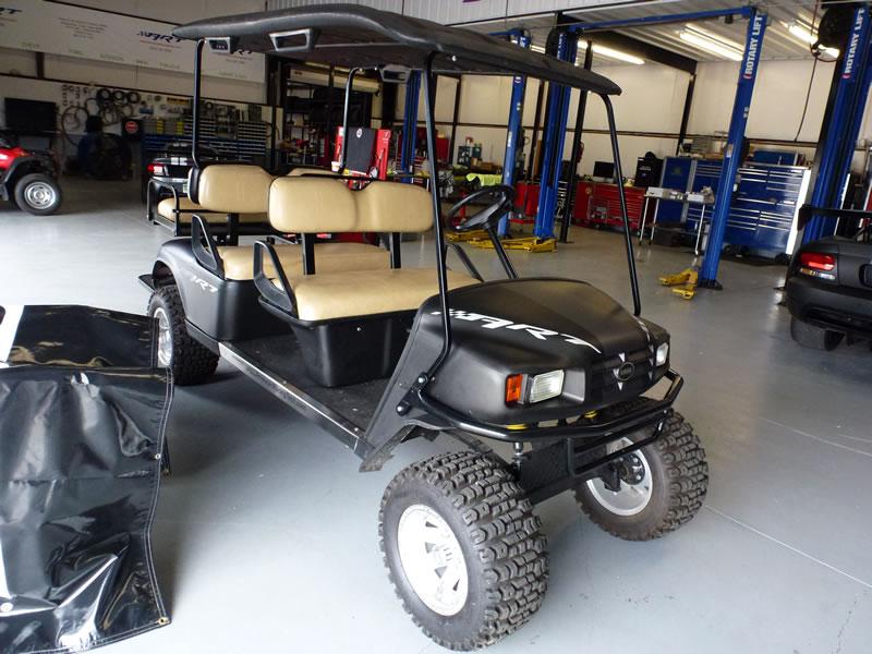 ART Golf Cart Matte Black Wrap