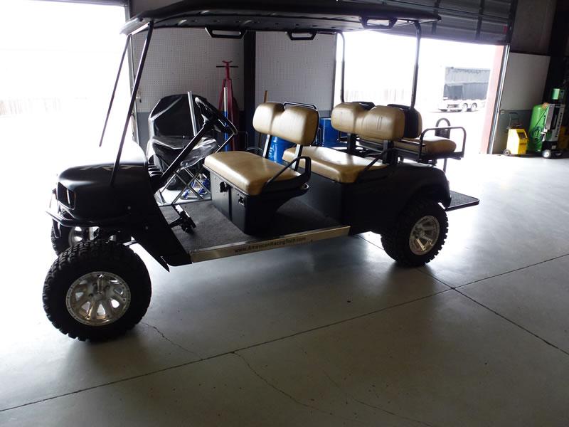 ART Golf Cart Matte Black Wrap