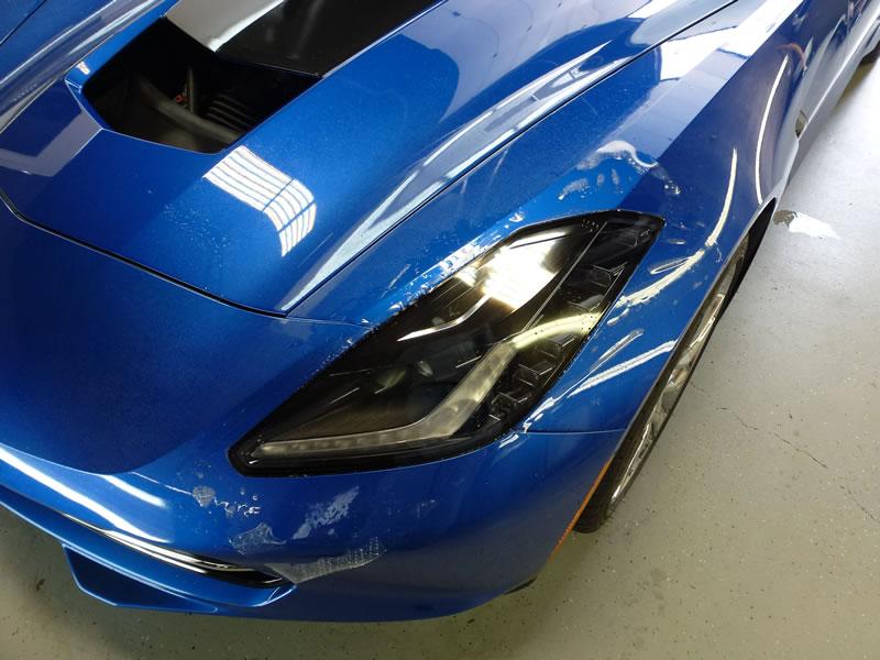 2014 Blue Corvette Full Car Clear Bra