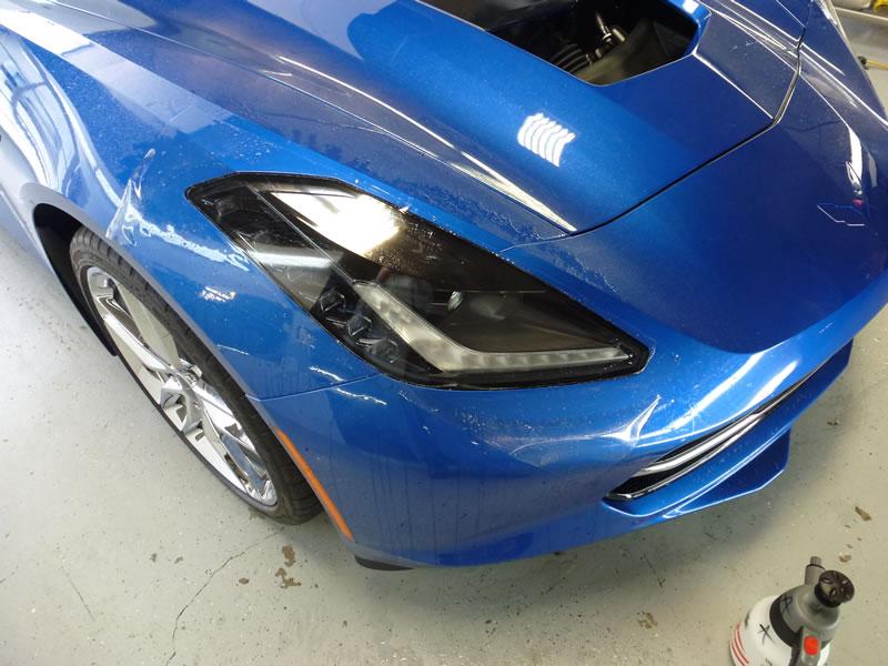 2014 Blue Corvette Full Car Clear Bra