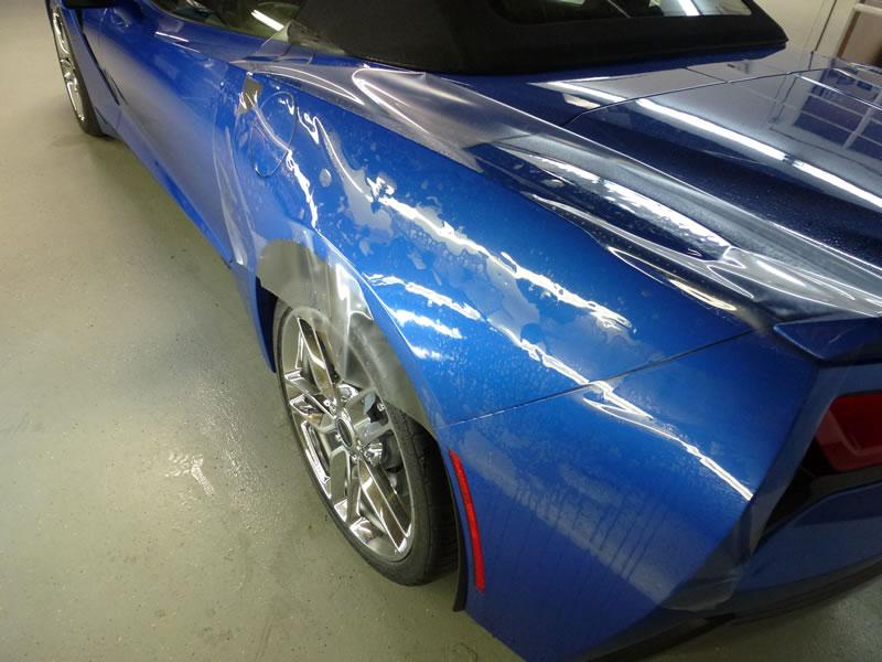 2014 Blue Corvette Full Car Clear Bra