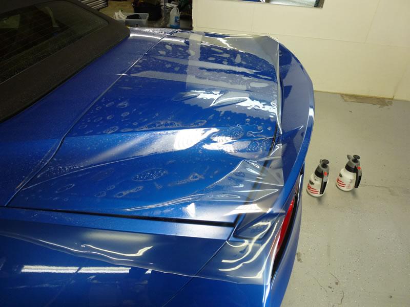 2014 Blue Corvette Full Car Clear Bra