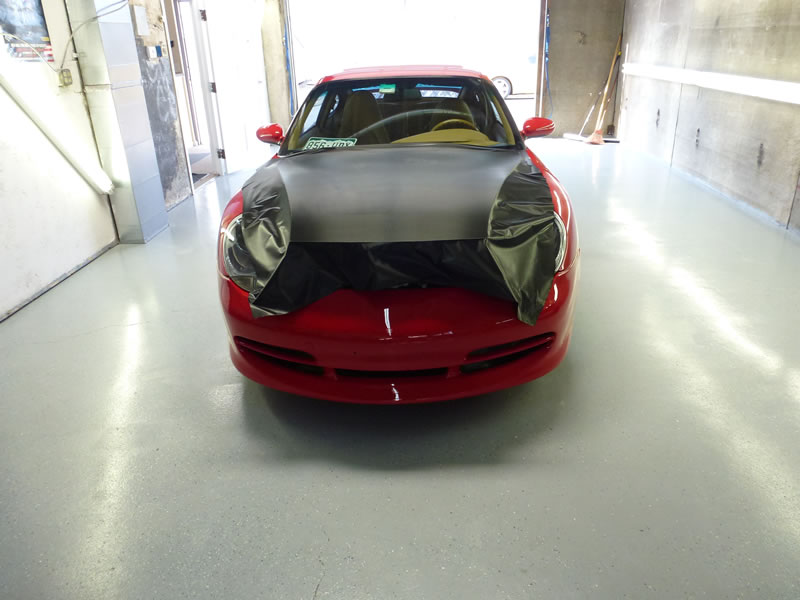 Porsche 911 Carbon Fiber Hood Wrap