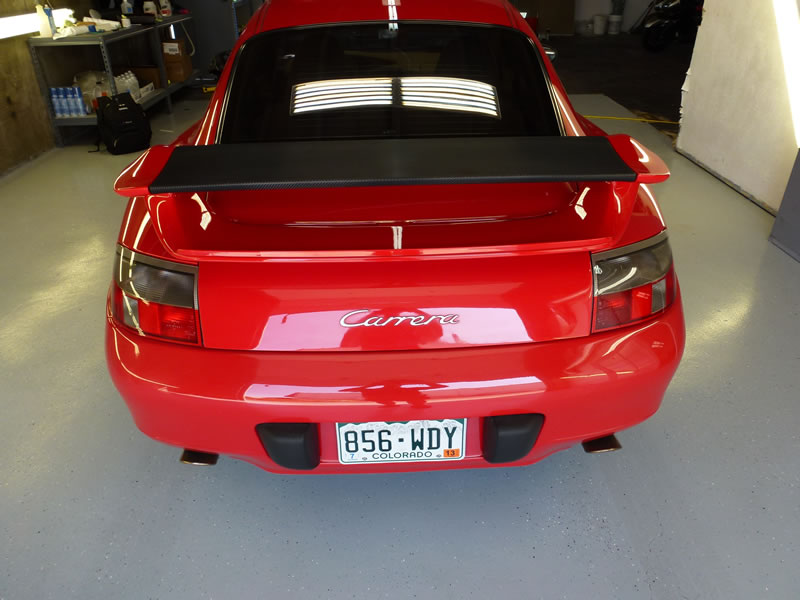 Porsche 911 Carbon Fiber Hood Wrap