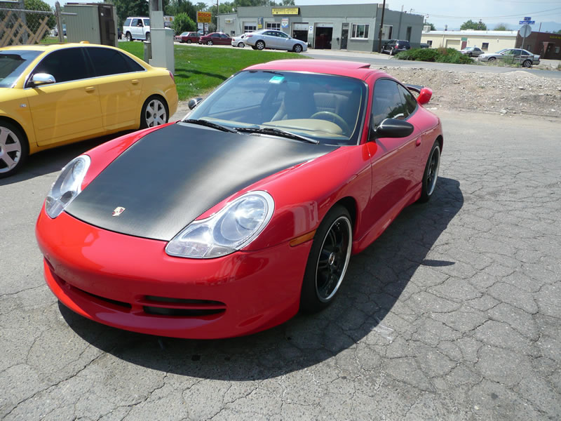 Porsche 911 Carbon Fiber Hood Wrap