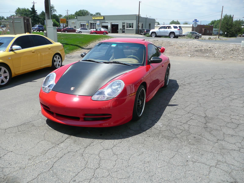 Porsche 911 Carbon Fiber Hood Wrap