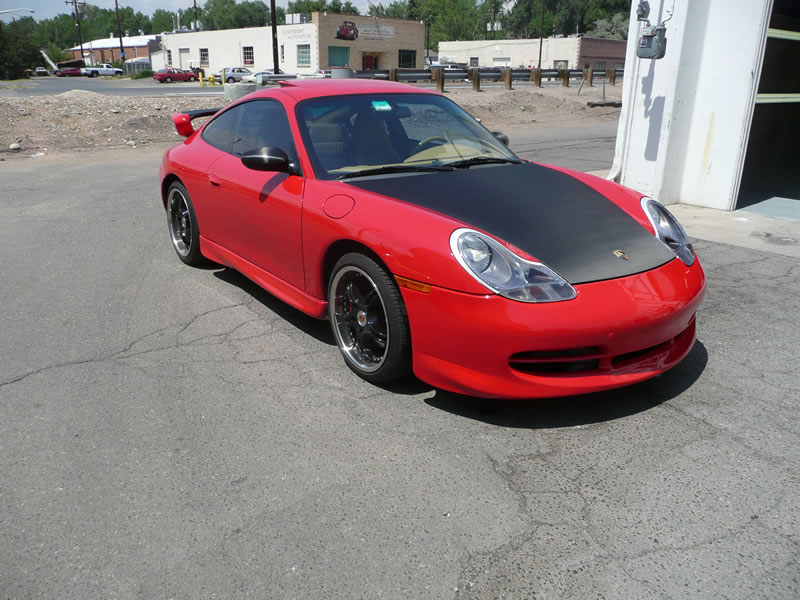 Porsche 911 Carbon Fiber Hood Wrap