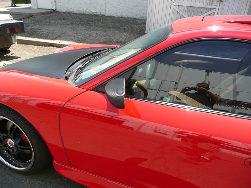 Porsche 911 Carbon Fiber Hood Wrap