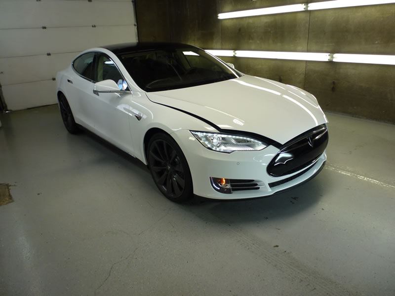 Tesla model S Full Wrap XPEL Ultimate - White