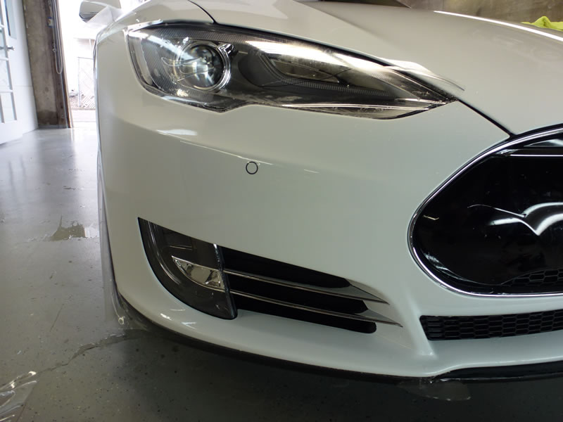 Tesla model S Full Wrap XPEL Ultimate - White