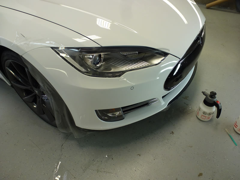 Tesla model S Full Wrap XPEL Ultimate - White