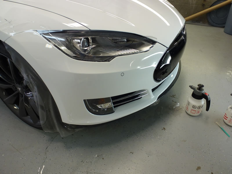 Tesla model S Full Wrap XPEL Ultimate - White