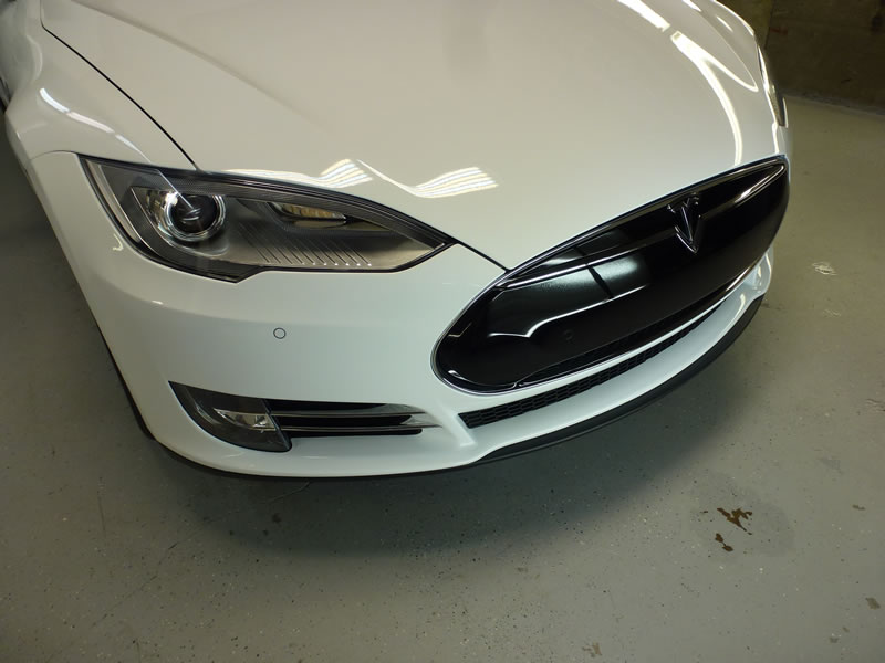 Tesla model S Full Wrap XPEL Ultimate - White