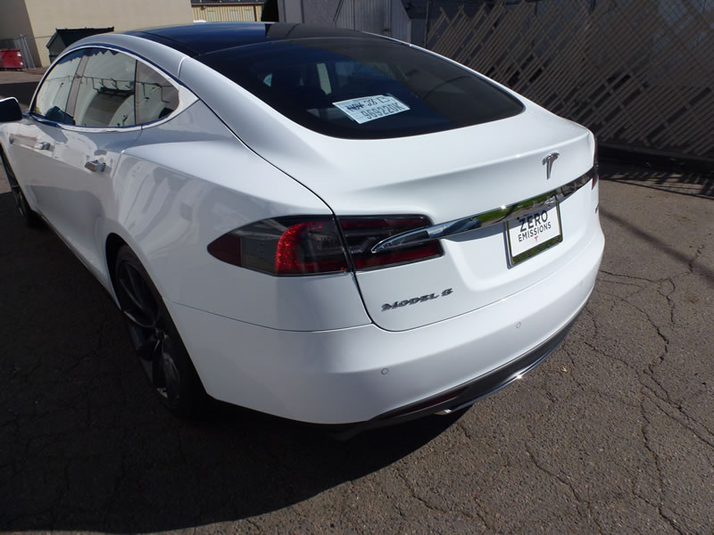 Tesla model S Full Wrap XPEL Ultimate - White