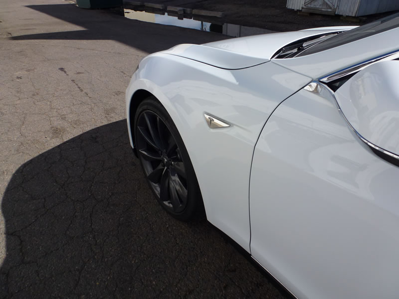 Tesla model S Full Wrap XPEL Ultimate - White