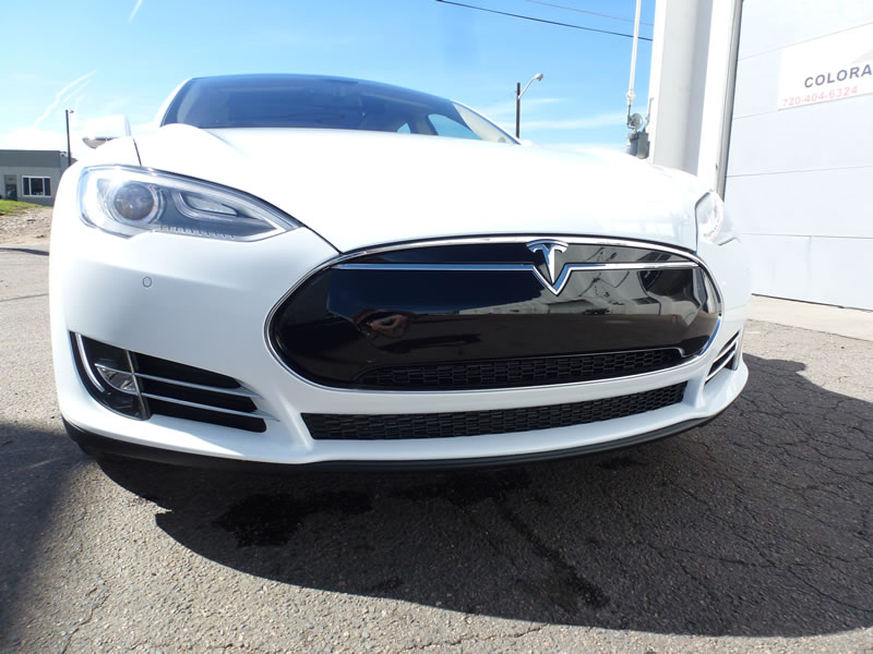 Tesla model S Full Wrap XPEL Ultimate - White