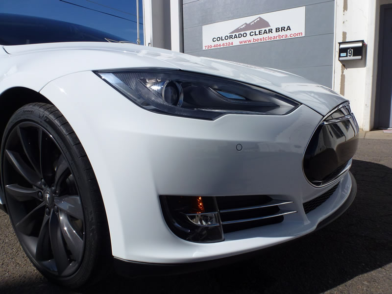 Tesla model S Full Wrap XPEL Ultimate - White