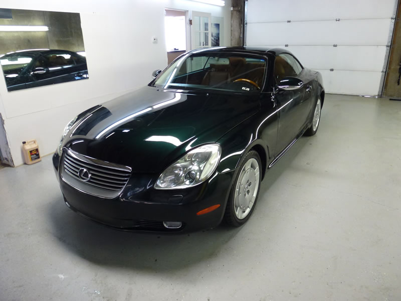 lexus SC430 full detail with paint correction