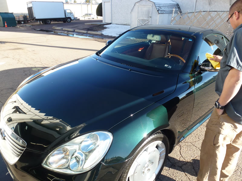 lexus SC430 full detail with paint correction