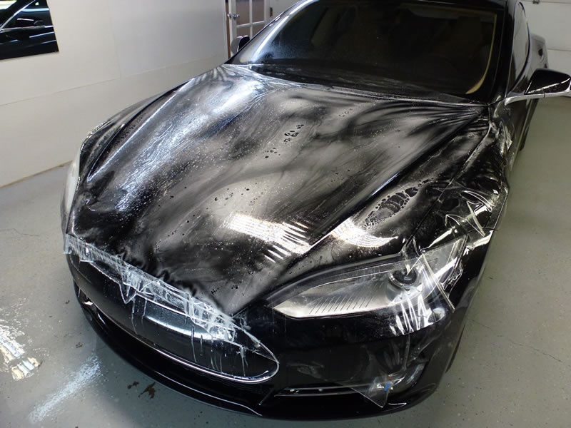 2014 Tesla Model S Full Wrap Package XPEL Ultimate