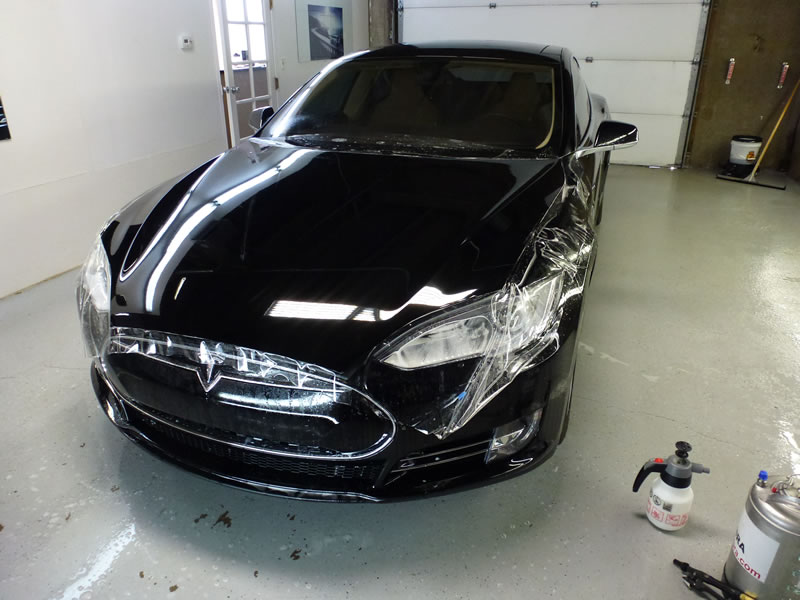 2014 Tesla Model S Full Wrap Package XPEL Ultimate