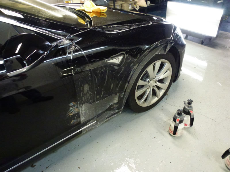 2014 Tesla Model S Full Wrap Package XPEL Ultimate