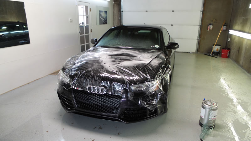 Black RS5 full wrap pkg