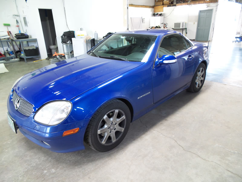 2003 Mercedes SLK full detail with paint correction