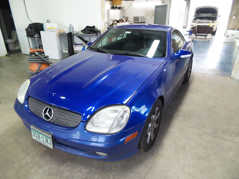 2003 Mercedes SLK full detail with paint correction