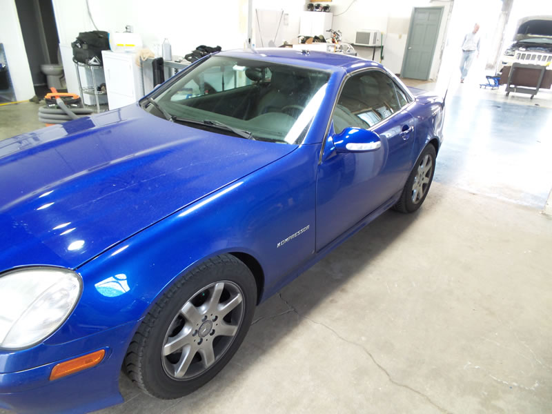 2003 Mercedes SLK full detail with paint correction