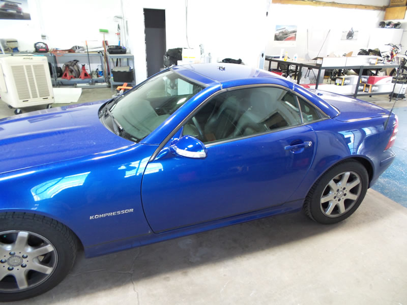 2003 Mercedes SLK full detail with paint correction