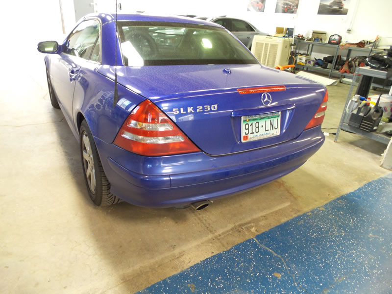 2003 Mercedes SLK full detail with paint correction