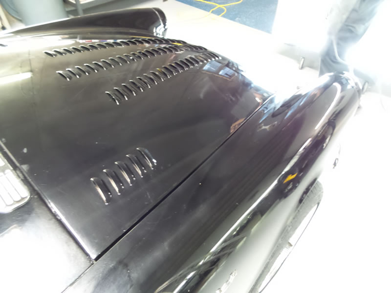 Sunbeam Tiger detail with paint correction