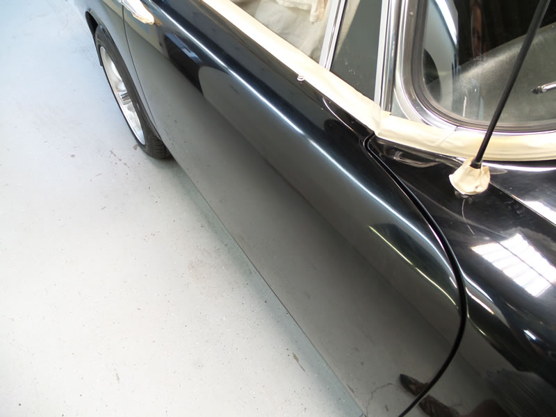 Sunbeam Tiger detail with paint correction