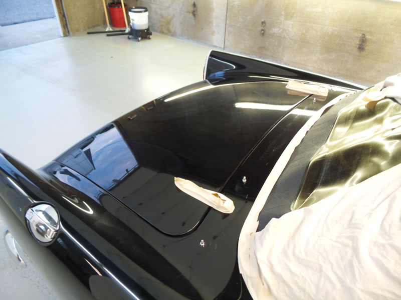 Sunbeam Tiger detail with paint correction