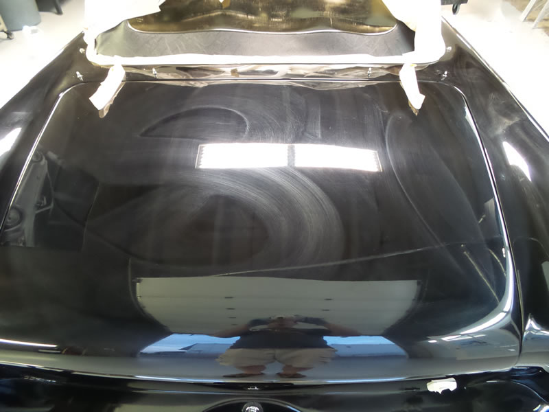 Sunbeam Tiger detail with paint correction