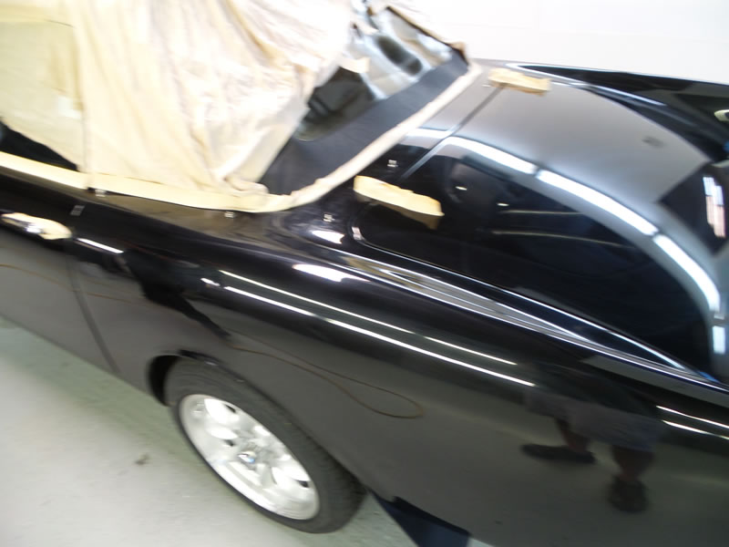 Sunbeam Tiger detail with paint correction