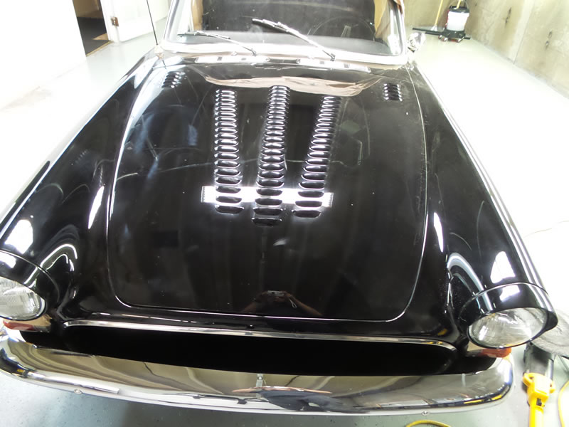 Sunbeam Tiger detail with paint correction