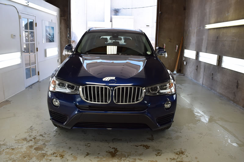 BMW X1 Drk Blue 18 plat and bumper