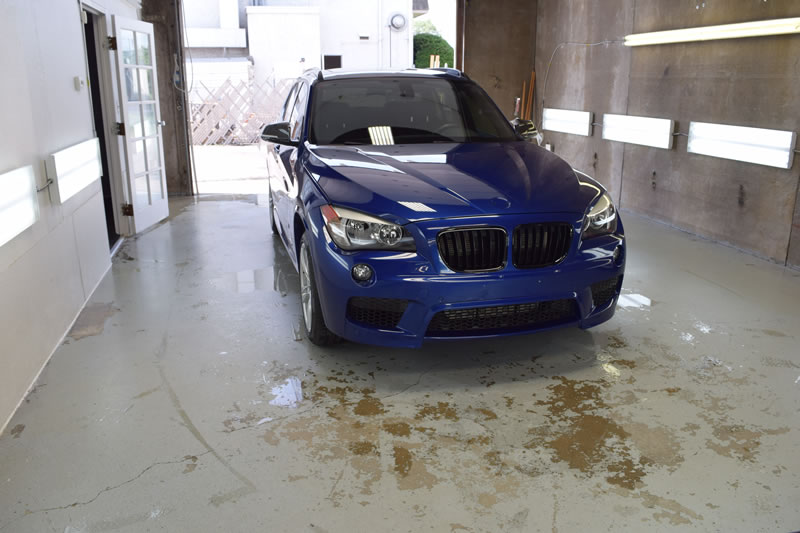 BMW X1 Drk Blue 18 plat and bumper