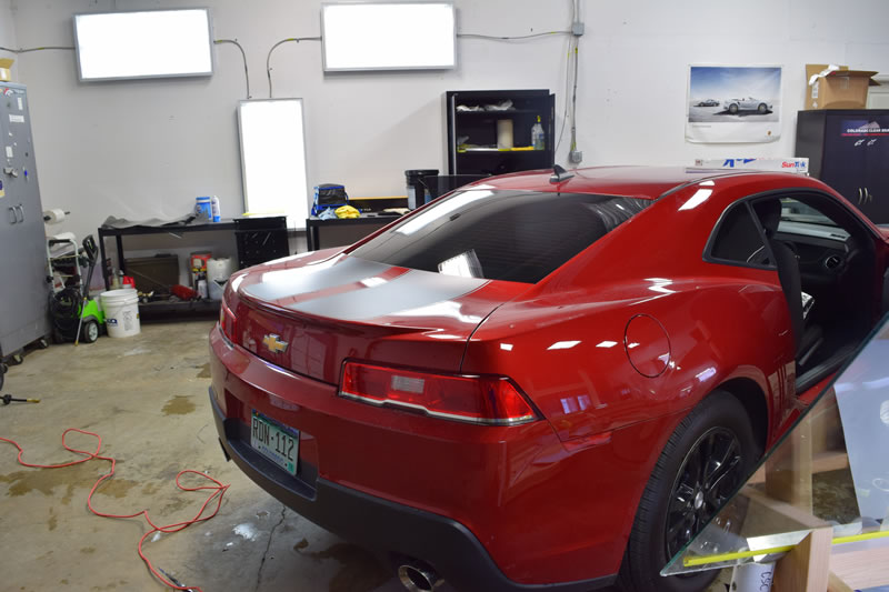 Red Chevy Camaro