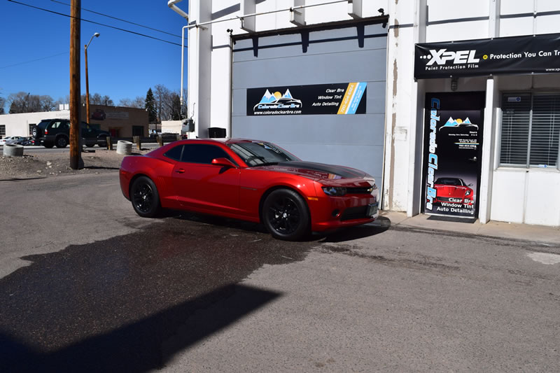 Red Chevy Camaro