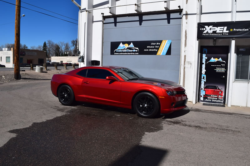 Red Chevy Camaro