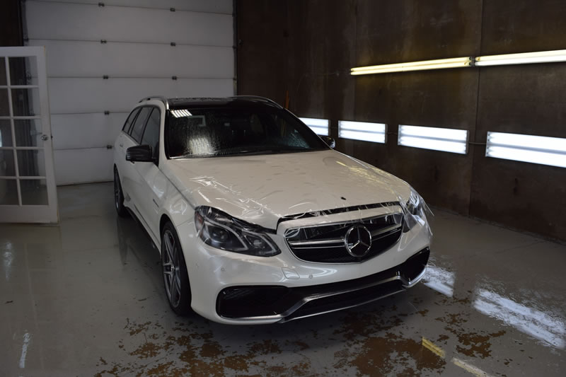 Mercedes E63 AMG wagon full wrap pkg