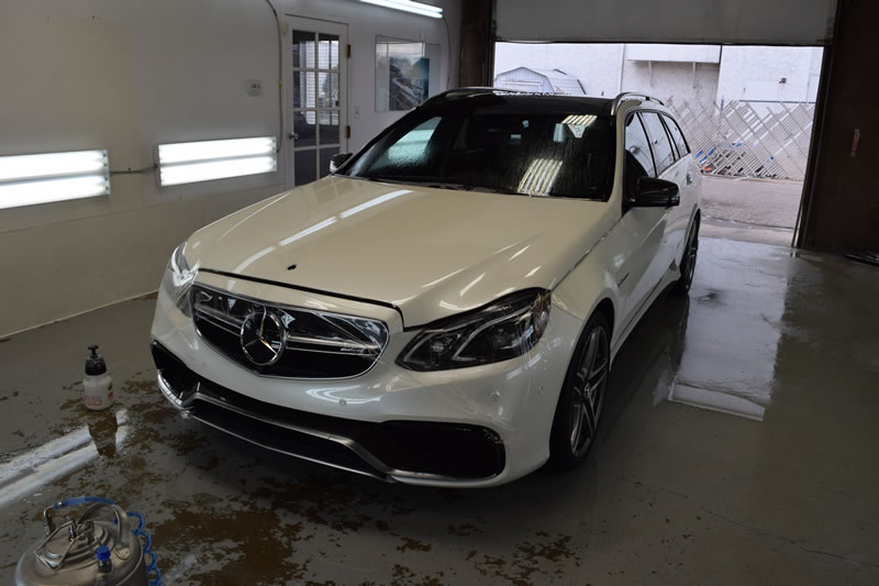 Mercedes E63 AMG wagon full wrap pkg