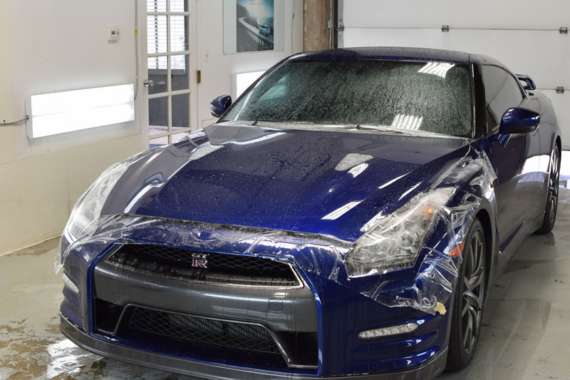 GTR Dark Blue full wrap pkg cera-luxe tint