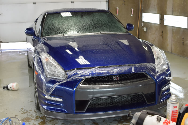 GTR Dark Blue full wrap pkg cera-luxe tint